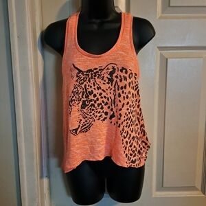 Stranded graphic animal print tank top A-55 5/$25
